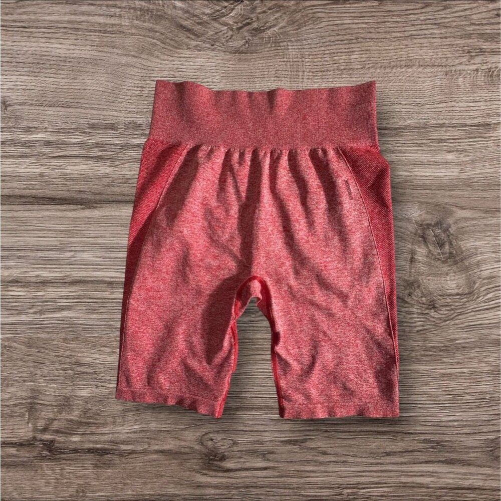 Gymshark Women Shorts Raspberry Workout Flex Cycling Fitness Shorts *NO SIZE TAG